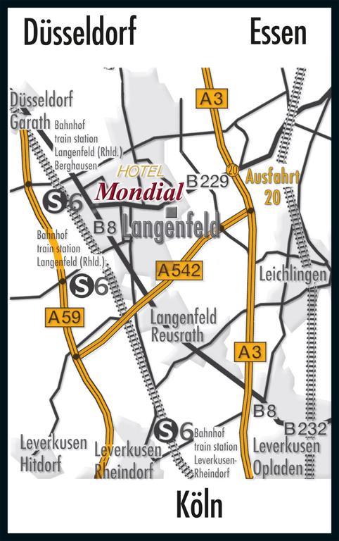 Hotel Mondial Langenfeld  Exteriér fotografie